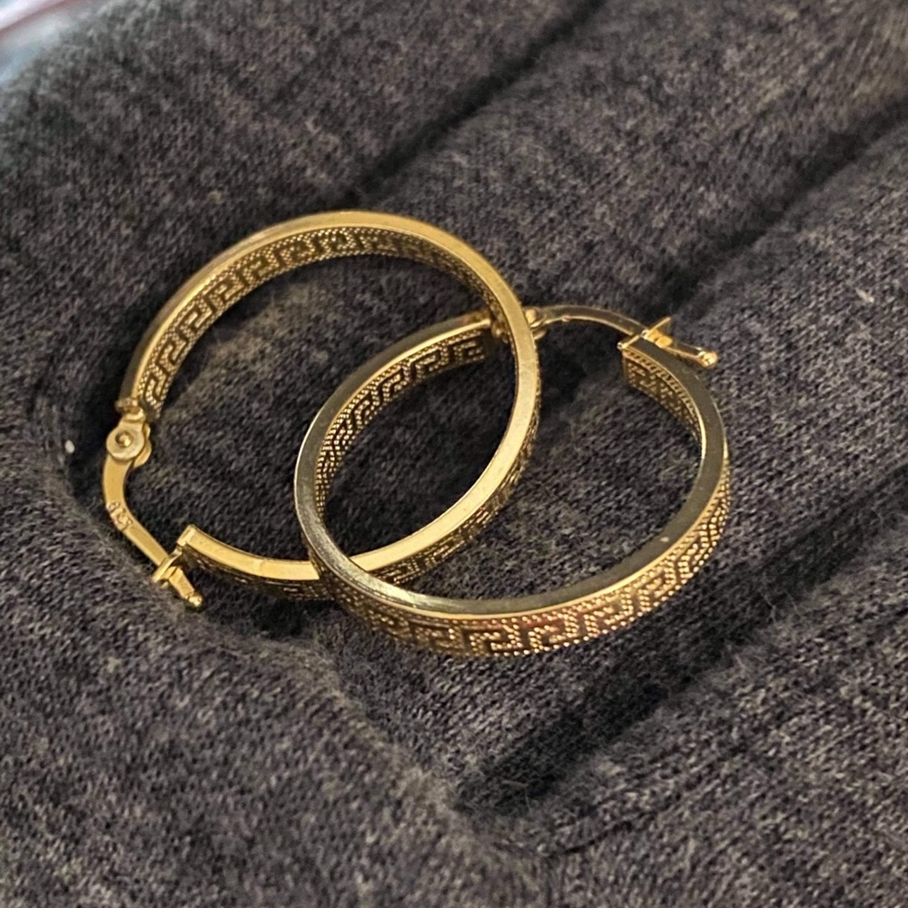 Gold Earrings (Real Saudi Gold)